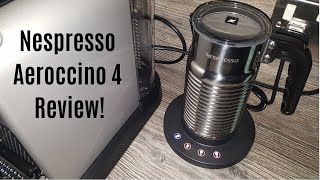 Nespresso Aeroccino 4 Milk Frother Review  Worth upgrading from the Aeroccino 3 [upl. by Adin]