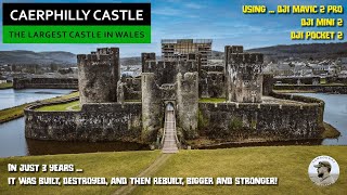 Caerphilly Castle  The Largest in Wales 2nd in Britain [upl. by Htrahddis]