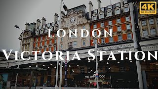 London Victoria Station Walk Through England 4K [upl. by Westley]