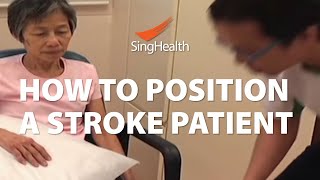 How To Position A Stroke Patient [upl. by Lek21]