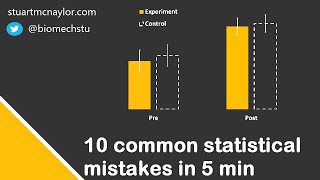 Ten Statistical Mistakes in 5 Min [upl. by Iatnohs681]