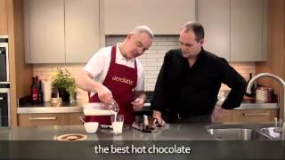 How to make a hot chocolate using an aerolatte milk frother [upl. by Sumer]